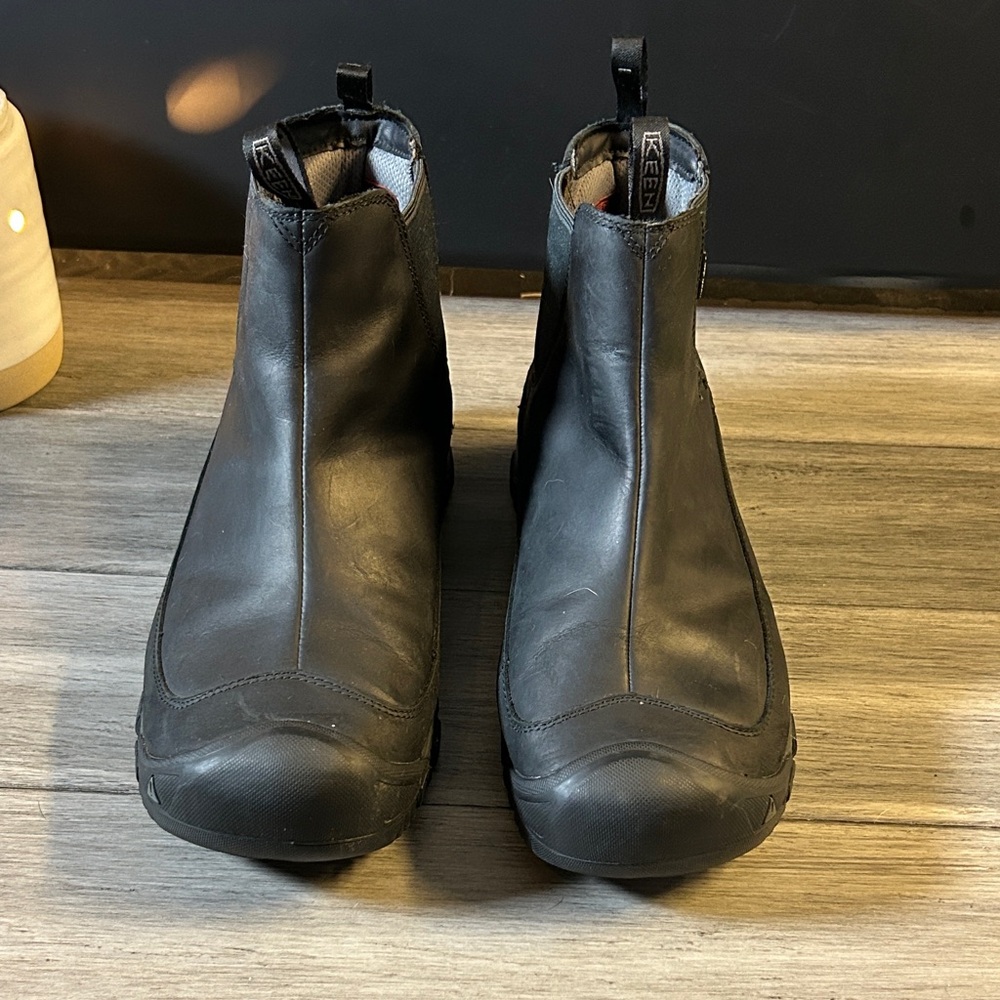 Keen Men's Black Leather Boots
